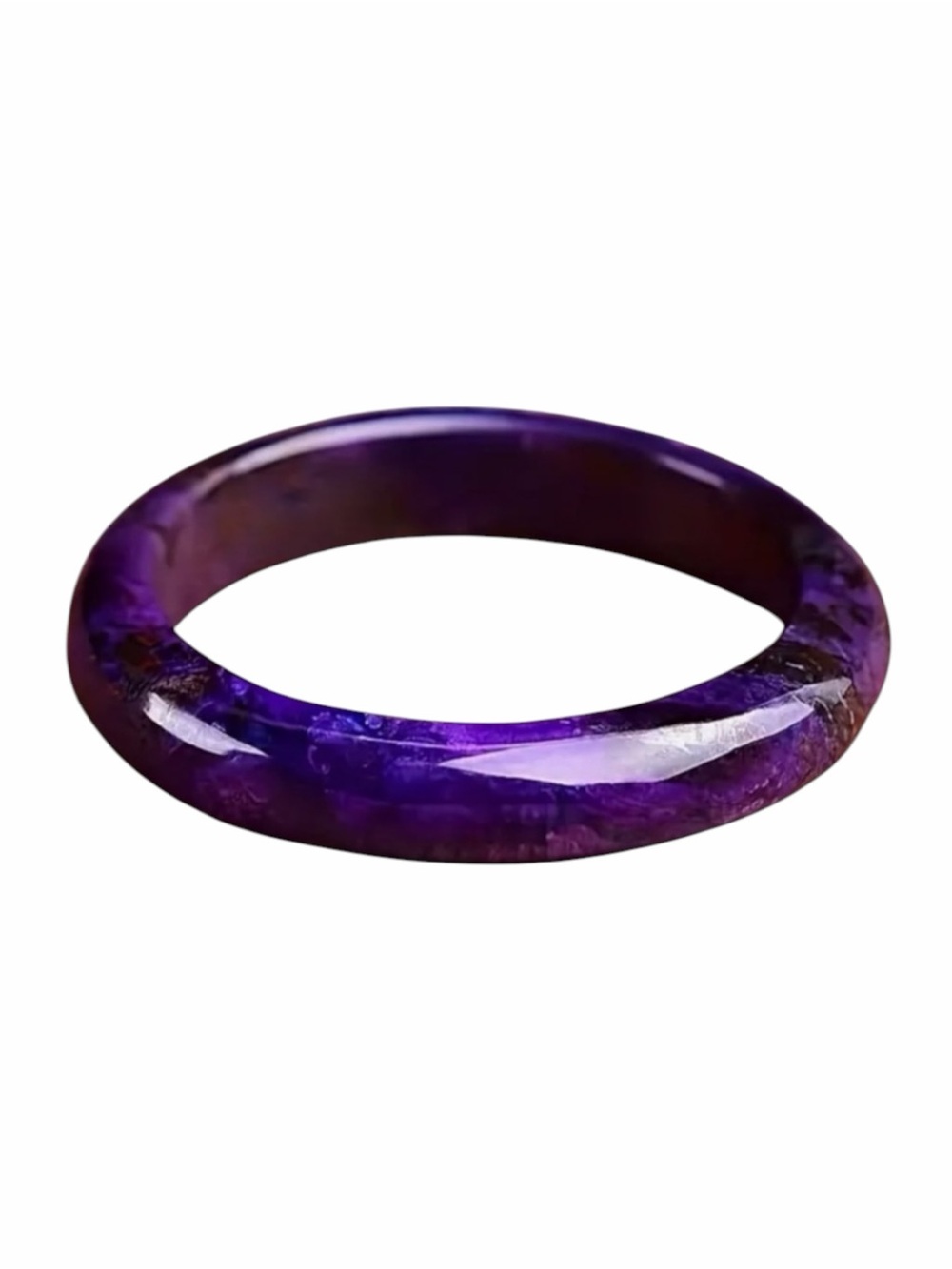 Purple Dragon Natural Stone Bangle Bracelet New